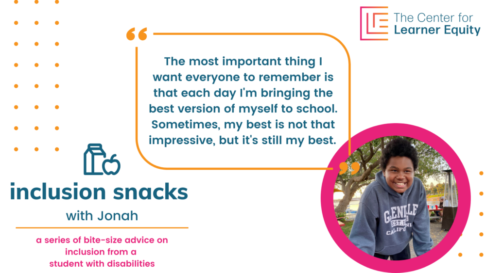 Inclusion Snacks Testimonial Infographic