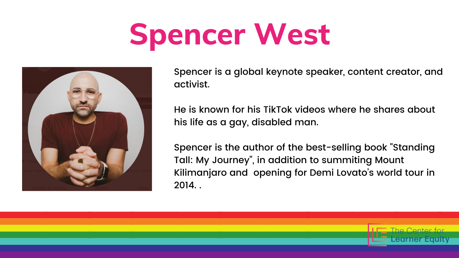 2022 Pride Month, Speaker Spencer Website