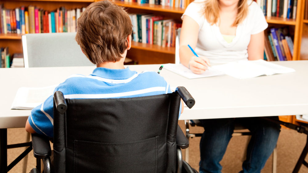 Bigstock Disabled Student In The School 19667270