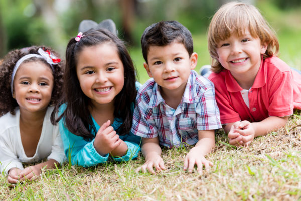 Bigstock Happy Group Of Kids Playing At 49977170