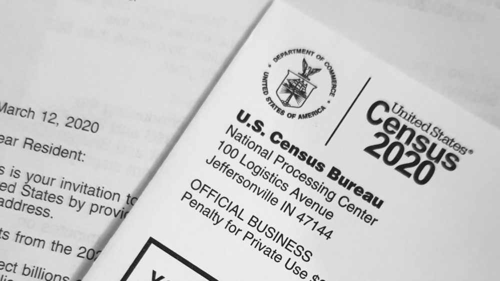 Picture of the 2020 Census form