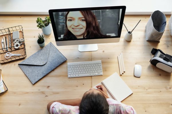 Girl On A Computer