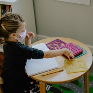 Girl with Mask Coloring