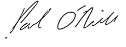 Paul Oneill Signature