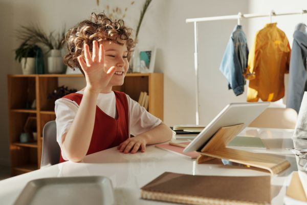 Boy On A Tablet