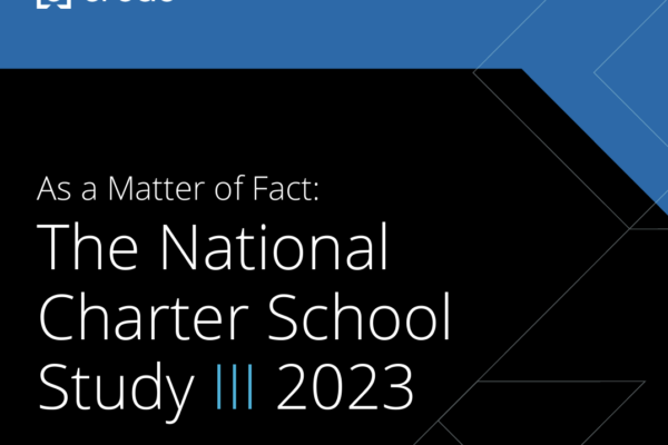 CREDO Study Shows Public Charters are Outpacing Traditional Schools, but More Work is Needed to Effectively Serve Students with Disabilities