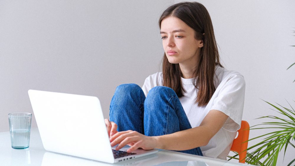 Women Working On A Computer